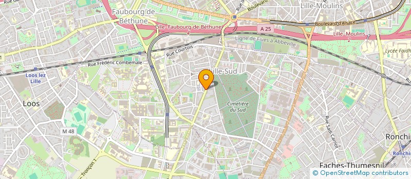 localisation de l'entreprise LAVERIE - LAVERIGZ à LILLE