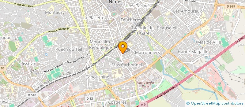 localisation de l'entreprise LAVERIE LE PROVENCE à NIMES