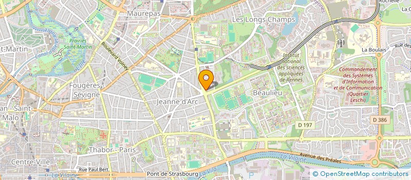 localisation de l'entreprise LAVERIE LIBRE SERVICE 84 à RENNES