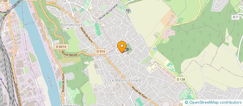 localisation de l'entreprise LAVERIE LUDO à LE MESNIL-ESNARD