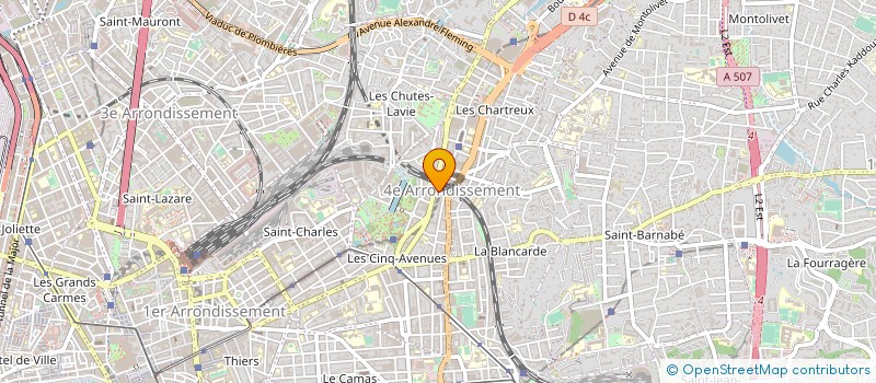 localisation de l'entreprise LAVERIE M&O à MARSEILLE