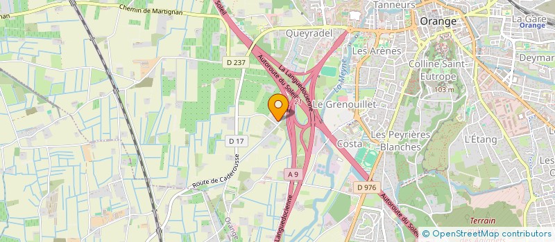 localisation de l'entreprise LAVERIE MANAE  ROQUEMAURE