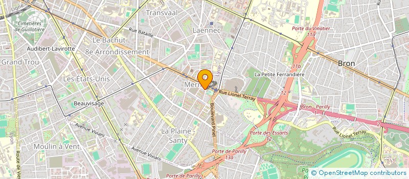 localisation de l'entreprise LAVERIE MARWA à LYON