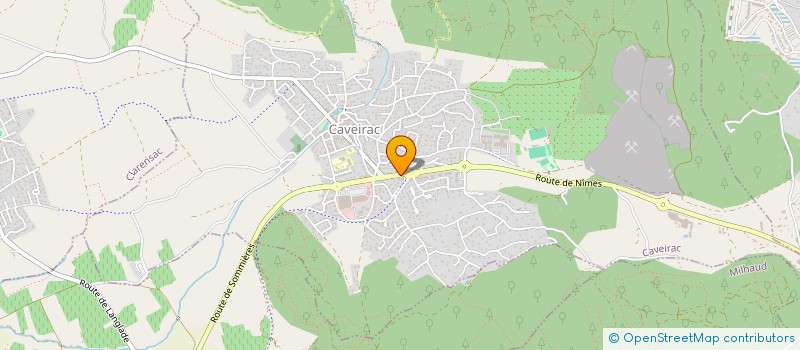 localisation de l'entreprise LAVERIE MBK à CAVEIRAC