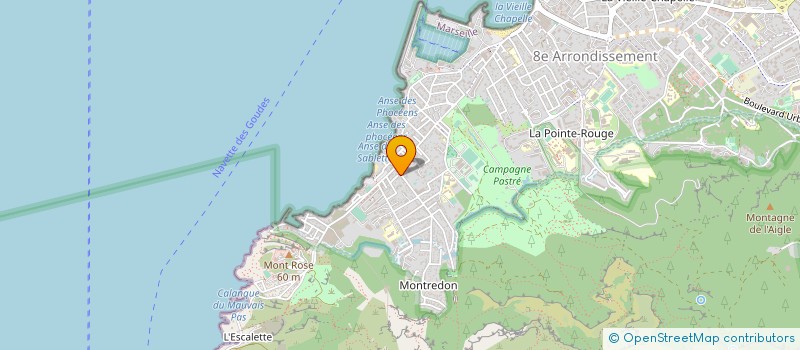 localisation de l'entreprise LAVERIE MONTREDON  MARSEILLE