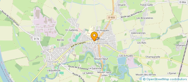 localisation de l'entreprise LAVERIE MULTI-SERVICES à SAINT-DIDIER-SUR-CHALARONNE