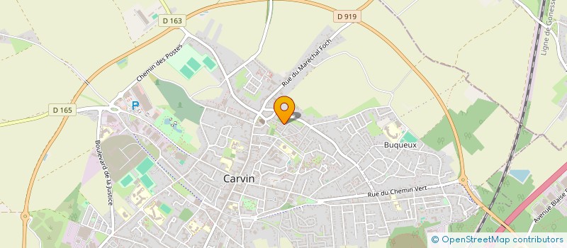 localisation de l'entreprise LAVERIE N.A.M.Y  CARVIN