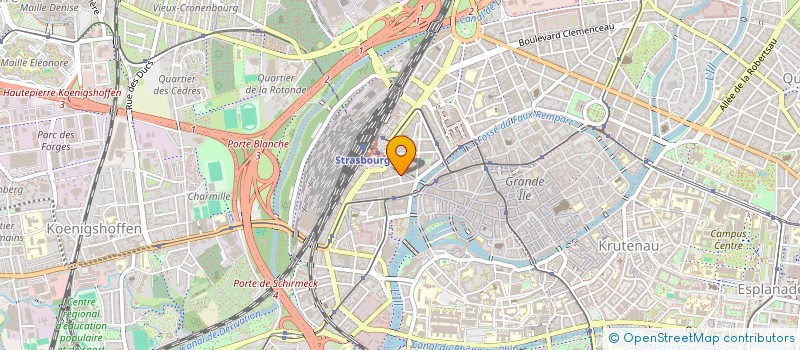 localisation de l'entreprise LAVERIE NET  STRASBOURG