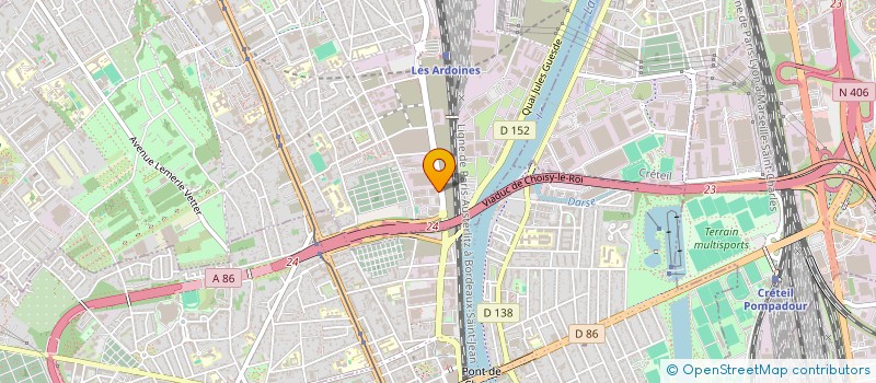 localisation de l'entreprise LAVERIE NET à VITRY-SUR-SEINE