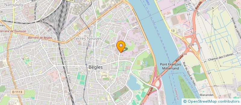 localisation de l'entreprise LAVERIE NET à BEGLES