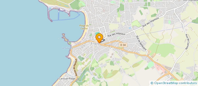 localisation de l'entreprise LAVERIE-PLAGE  ERQUY