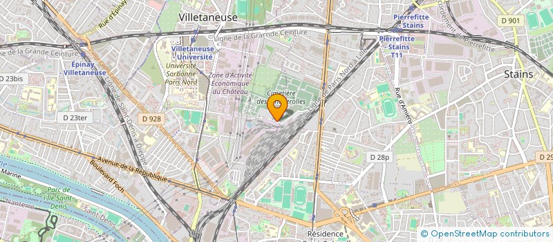 localisation de l'entreprise LAVERIE RAYYAN  VILLETANEUSE