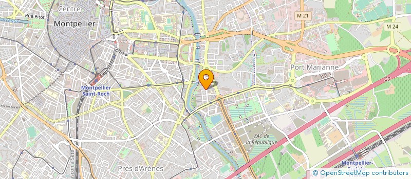 localisation de l'entreprise LAVERIE RICHTER à MONTPELLIER