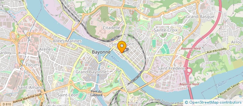 localisation de l'entreprise LAVERIE SAINT ESPRIT à BAYONNE