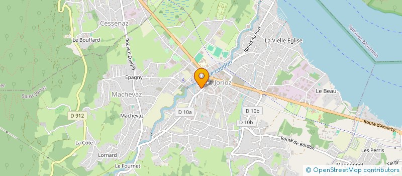 localisation de l'entreprise LAVERIE SAINT-JORIOZ  SAINT-JORIOZ