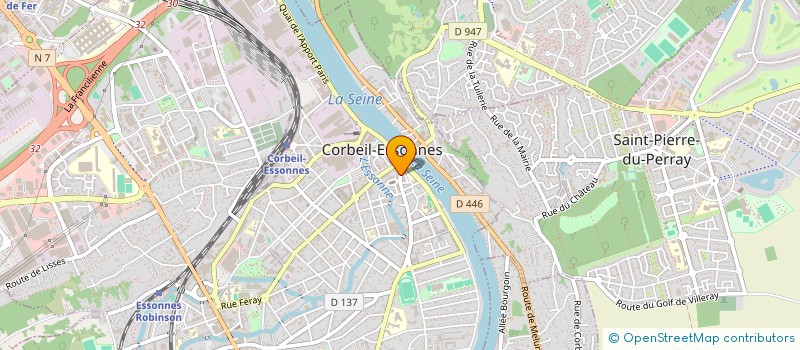 localisation de l'entreprise LAVERIE SAINT SPIRE  CORBEIL-ESSONNES