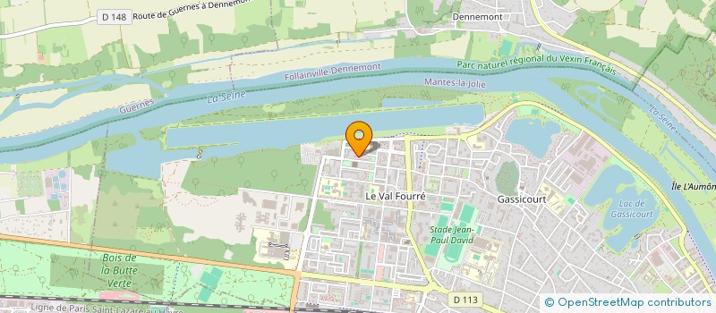 localisation de l'entreprise LAVERIE SALAM  MANTES-LA-JOLIE