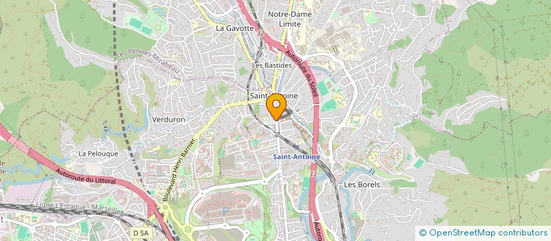 localisation de l'entreprise LAVERIE SERVICE  MARSEILLE