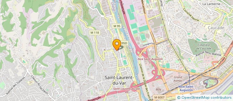 localisation de l'entreprise LAVERIE SERVICE DE LA PLAISANCE à SAINT LAURENT DU VAR
