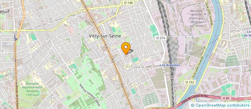 localisation de l'entreprise LAVERIE TEINTURERIE LIBRE SCE à VITRY-SUR-SEINE