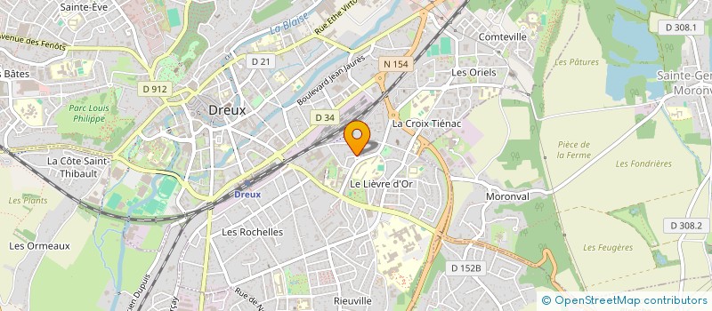 localisation de l'entreprise LAVERIE TEXTILE SERVICES à DREUX