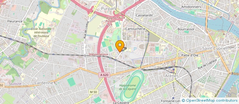 localisation de l'entreprise LAVERIE TOLOSANE à TOULOUSE