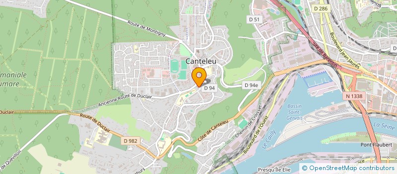 localisation de l'entreprise LAVERIE TOM-CLEM  CANTELEU