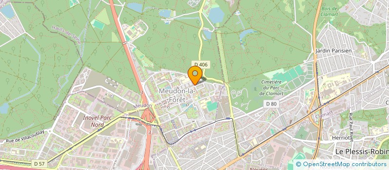 localisation de l'entreprise LAVERIE VERSEAU à MEUDON