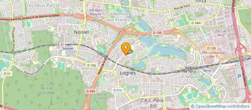 localisation de l'entreprise LAVERIE WASHMAT à LOGNES