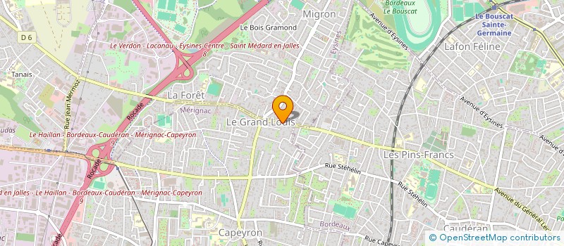 localisation de l'entreprise LAVERIES AUTOMATIQUES VERDONCK 33  MERIGNAC