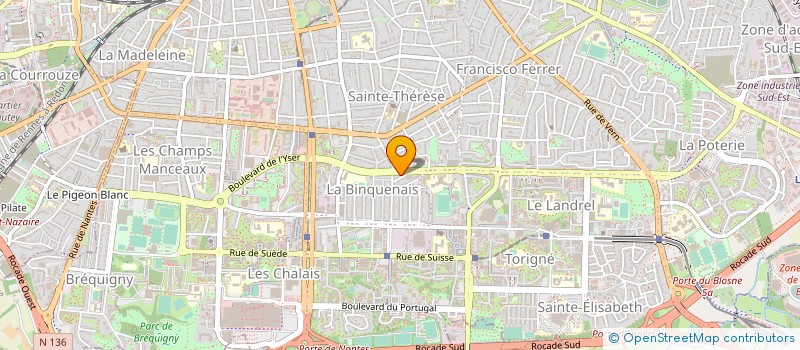 localisation de l'entreprise LAVERIES ECO-CLEAN à RENNES