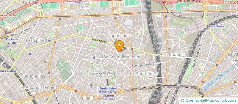 localisation de l'entreprise LAVERIES MONTMARTRE  PARIS