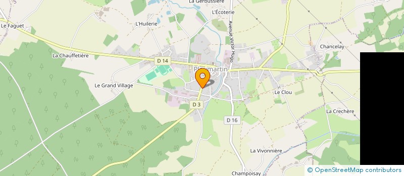 localisation de l'entreprise LAVERIES NINEUIL  PLEUMARTIN