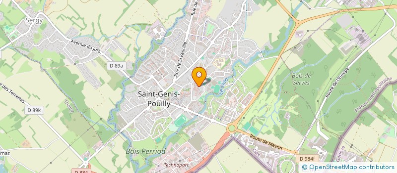 localisation de l'entreprise LAVERIES POMA ANTHONY  SAINT-GENIS-POUILLY