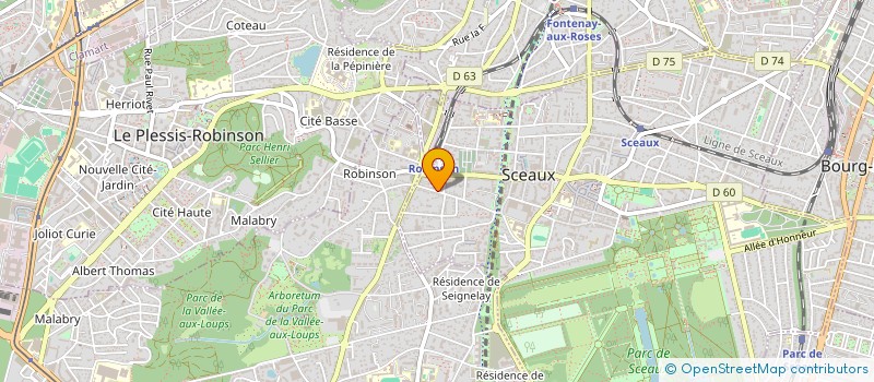 localisation de l'entreprise LAVERNHE HAUTE à SCEAUX