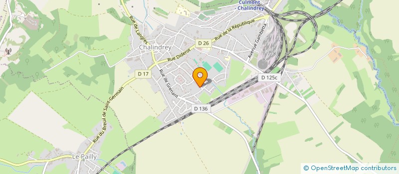 localisation de l'entreprise LAVERNOISE à CHALINDREY