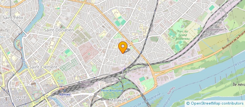 localisation de l'entreprise LAVERRIERE  NANTES