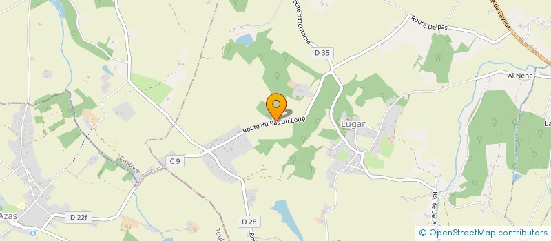 localisation de l'entreprise LAVESSIERE  MASSAC-SERAN