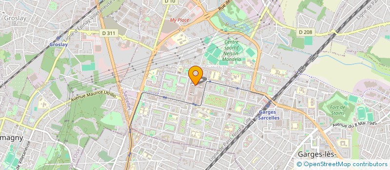 localisation de l'entreprise LAVEX NET à SARCELLES