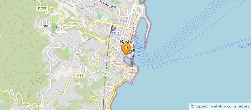 localisation de l'entreprise LAVEZZI  BASTIA