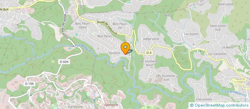 localisation de l'entreprise LAVEZZI  BIOT