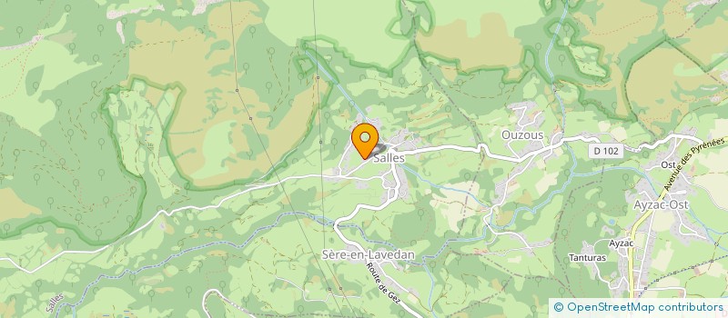 localisation de l'entreprise LAVI  SALLES