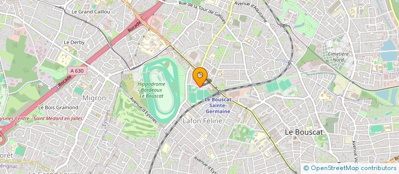 localisation de l'entreprise LAVI  LE BOUSCAT