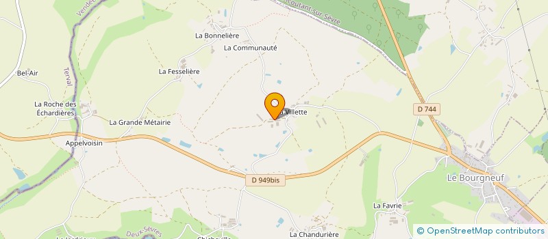 localisation de l'entreprise LAVI à SAINT-PAUL-EN-GATINE