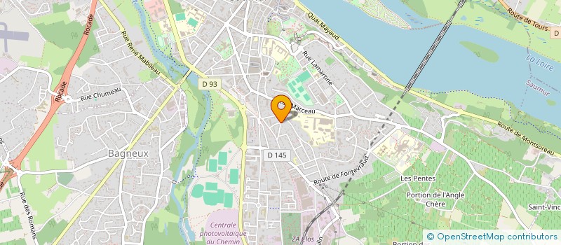 localisation de l'entreprise LAVI  SAUMUR