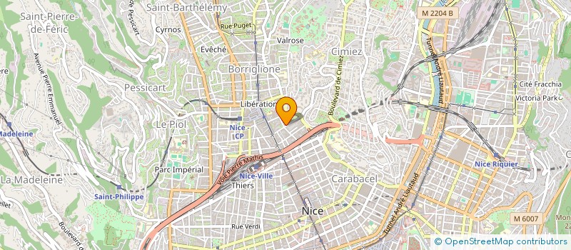 localisation de l'entreprise LAVI'FACILE à NICE