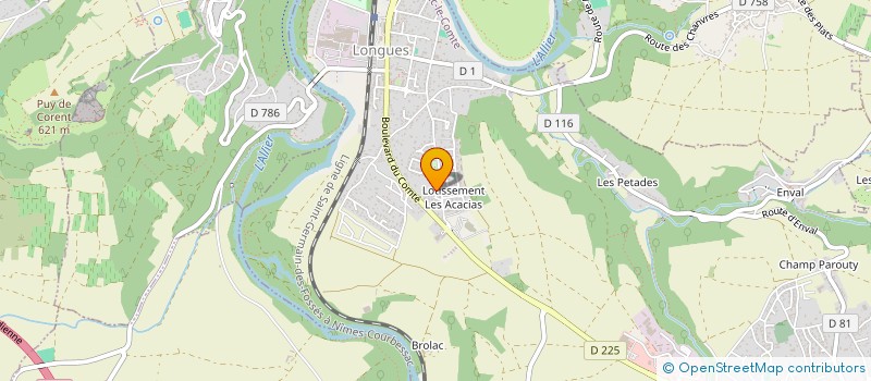 localisation de l'entreprise LAVIALLE MULTI-SERVICES  VIC-LE-COMTE