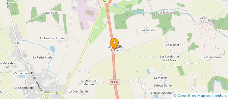 localisation de l'entreprise LAVIB  GRAND-FOUGERAY