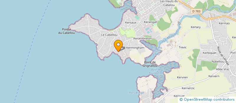 localisation de l'entreprise LAVIBE INVESTISSEMENTS à CONCARNEAU