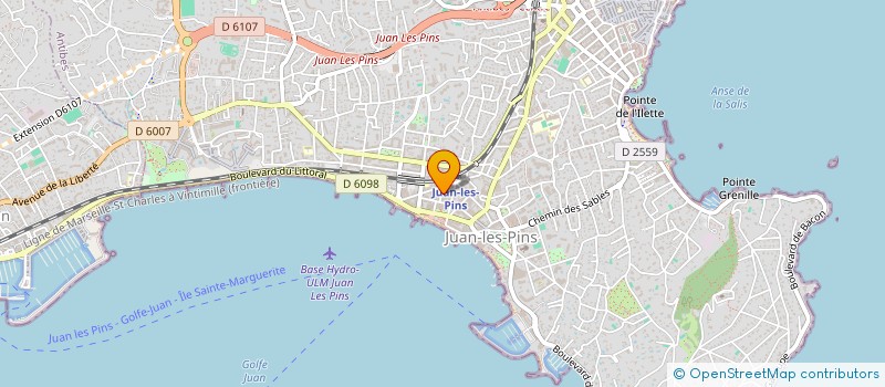 localisation de l'entreprise LAVICA à ANTIBES